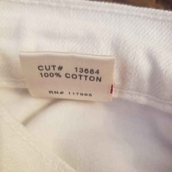 J Brand White Aidan Eyelet Boyfriend Cut Jeans Sz 27 - Picture 9 of 11